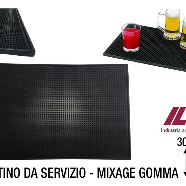 Ilsa Tappetino da Servizio Cm.45x30x1h L. Mixage Gomma Ilsa