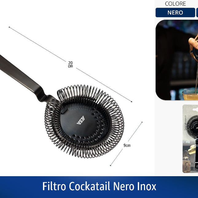 Ilsa Filtro Cockatail Nero Inox Ilsa