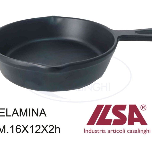 Ilsa Padellina Melamina Cm.11x11x3h Nero Ilsa
