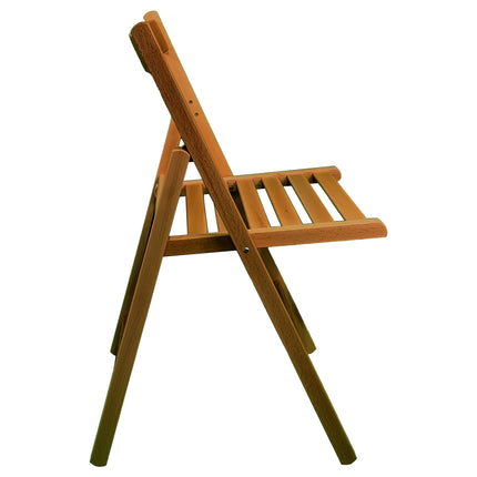 Sicignano Sedia Pieghevole Classica In Legno Di Faggio: Design Tradizionale E Robusta Funzionalità