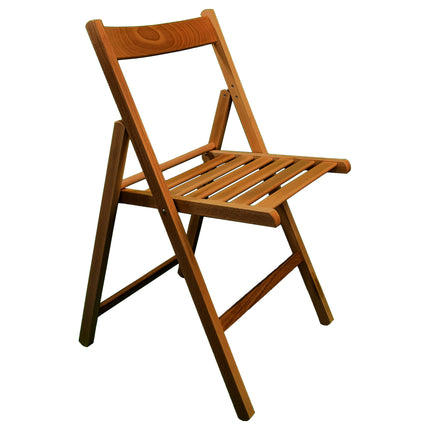 Sicignano Sedia Pieghevole Classica In Legno Di Faggio: Design Tradizionale E Robusta Funzionalità