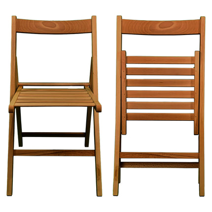 Sicignano Sedia Pieghevole Classica In Legno Di Faggio: Design Tradizionale E Robusta Funzionalità