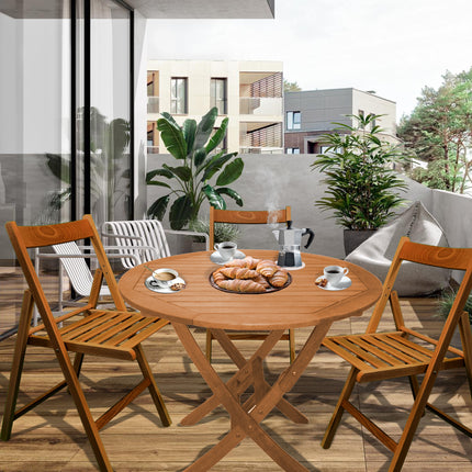 Sicignano Sedia Pieghevole Classica In Legno Di Faggio: Design Tradizionale E Robusta Funzionalità