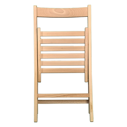 Sicignano Sedia Pieghevole Classica In Legno Di Faggio: Design Tradizionale E Robusta Funzionalità