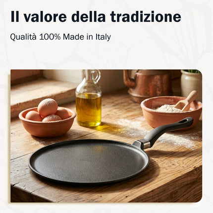 Crepiera Antiaderente in Alluminio Pressofuso Antik Ars - Made in Italy (28-32 cm) Antik Ars