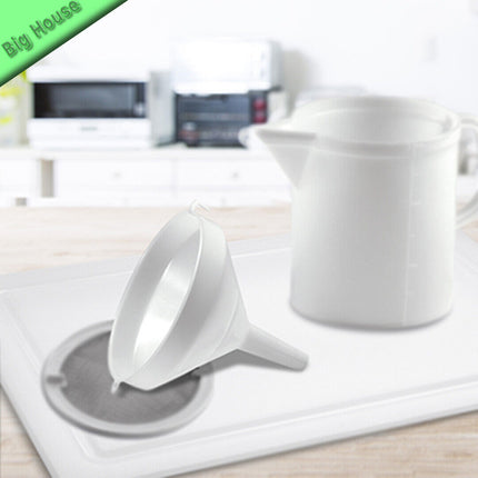 Imbuto da Cucina in Plastica Grande e Piccolo Invasatore Separatore Benzina Olio