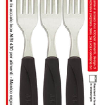 Forchetta Tavola Man. Plastica Conf. 6 Pz. Set di Forchette in Plastica per Tavola