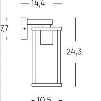 Sovil Applique In Basso E27 Linea Aurea Design Elegante Per Illuminazione Interna Sovil