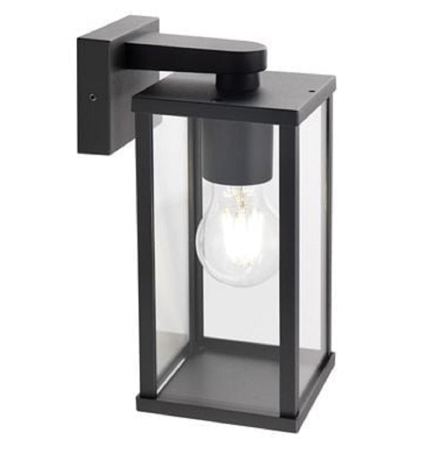 Sovil Applique In Basso E27 Linea Aurea Design Elegante Per Illuminazione Interna Nero Sovil