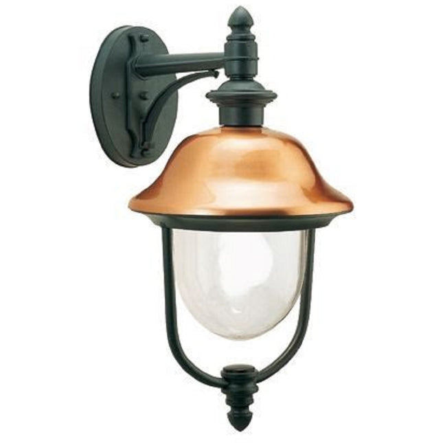 Sovil Applique In Basso E27 Linea Rustica Colore Grigio/Rame