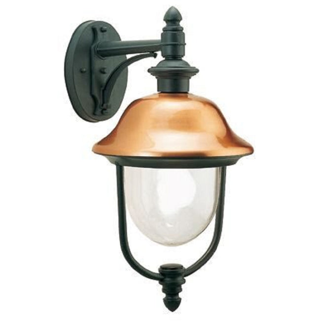 Sovil Applique In Basso E27 Linea Rustica Colore Grigio/Rame Sovil