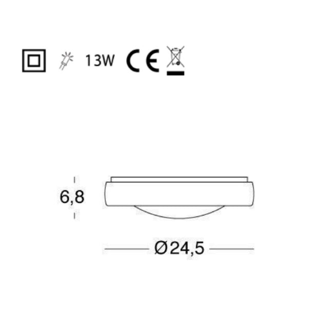 Sovil Plafoniera Tonda LED: Illuminazione Interna Efficiente e Moderna - Tutto Tutto Meno Meno