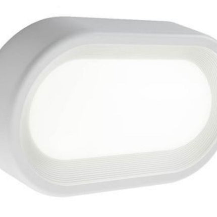 Sovil Plafoniera Ovale LED a Risparmio Energetico per Illuminazione Interna Bianco 9W Sovil