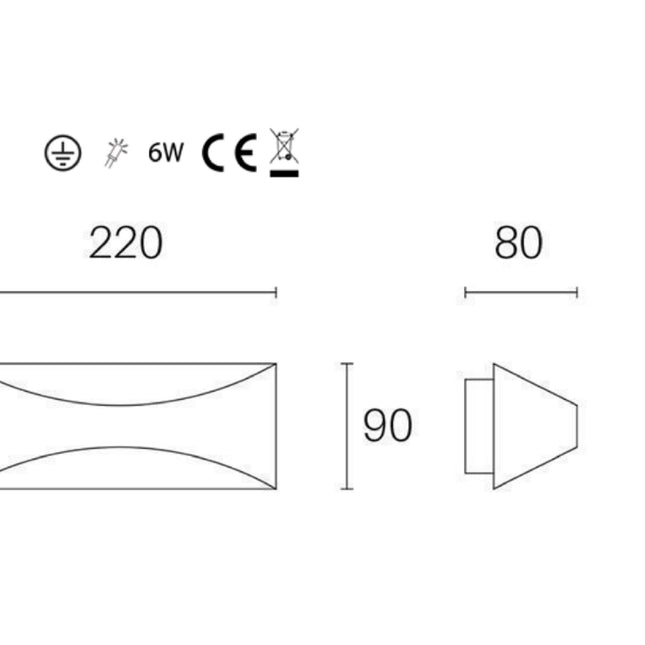 Sovil Applique 6W Led 4000K