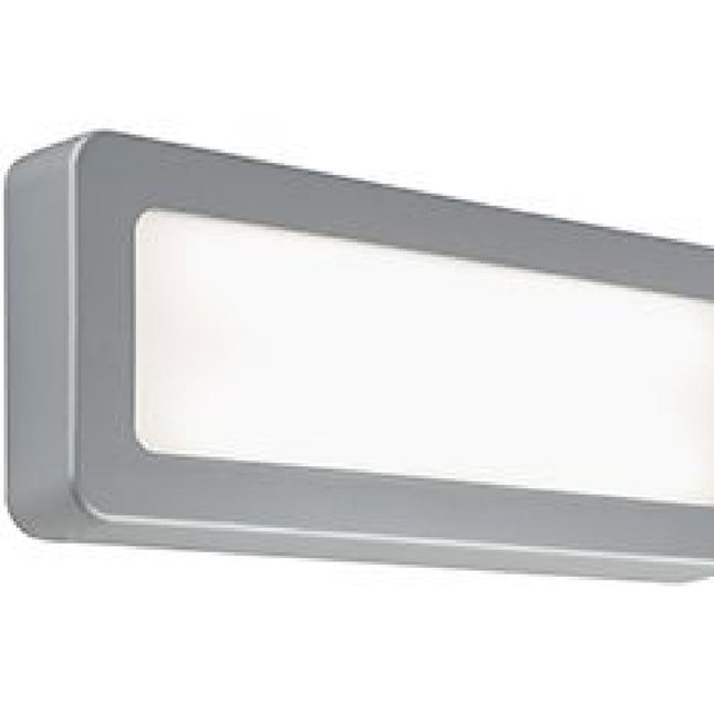 Sovil 'Plafoniera Rettangolare 'Club' Sovil Cm 21X8,6X3 Colore Alluminio - 5 Watt