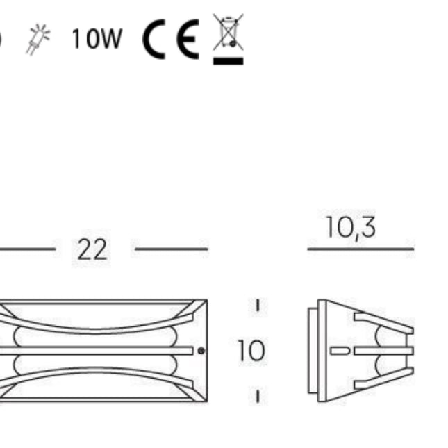 Sovil Applique 10W Led 4000K
