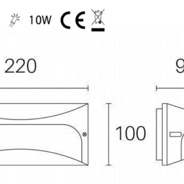 Sovil Applique 10W Led 4000K
