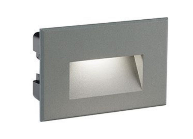 Sovil Faretto Incasso Liscio 3W Led Segna Passo Efficienza Energetica Elevata Grigio 4000K Sovil