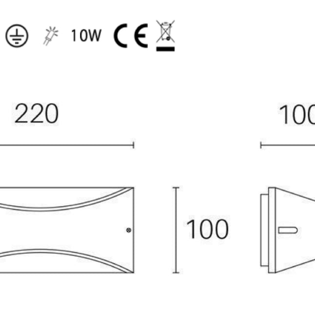 Sovil Applique 10W Led 4000K