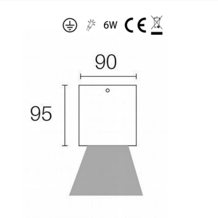 Sovil Faretto Plafone 6W Led 4000K Lampada da Soffitto Illuminazione Interna