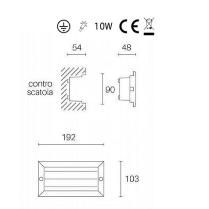 Sovil Faretto Incasso Chiuso 10W Led 4000K Lampada da Incasso per Illuminazione Interna