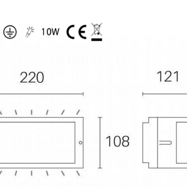Sovil Applique 10W Led 4000K