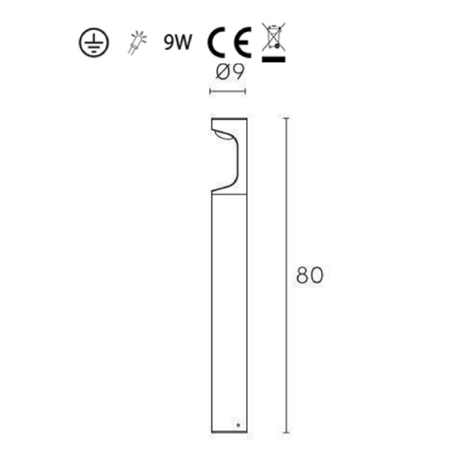 Sovil Lampada Paletto Alto 9W Led 4000K