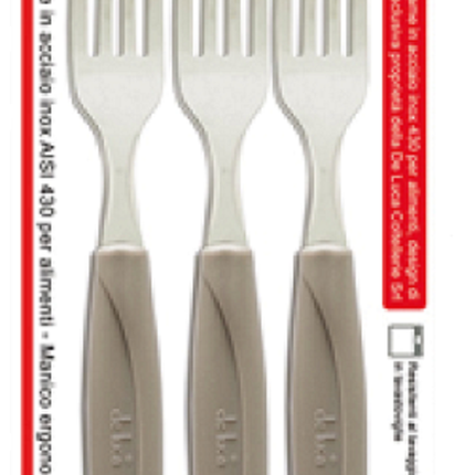 Forchetta Tavola Man. Plastica Conf. 6 Pz. Set di Forchette in Plastica per Tavola