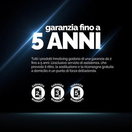 Innoliving Forno a Microonde 23 Litri INN-862S, 800W con Grill, 5 Livelli di Potenza, Funzione Scongelamento, Timer 60 Minuti, Design Elegante in Acciaio, Perfetto per Riscaldare, Cuocere e Scongelare Innoliving