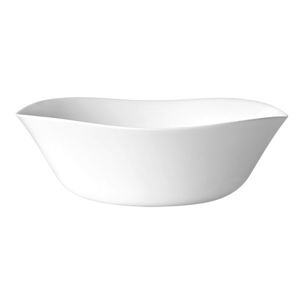 Bormioli Rocco Insalatiera Parma: Ciotola Quadrata Cm 25X25 Bianca