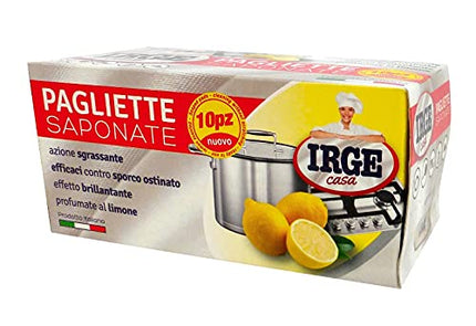 Irge Lana Acciaio Saponata 10 Pz 150gr, Multicolor Irge