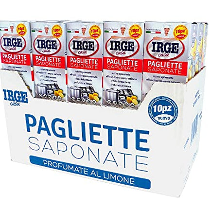Irge Lana Acciaio Saponata 10 Pz 150gr, Multicolor Irge
