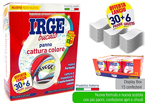 Irge Panno Cattura Colore 36 Fogli, Multicolor Irge