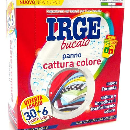 Irge Panno Cattura Colore 36 Fogli, Multicolor Irge