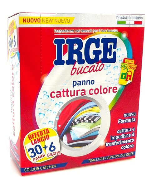 Irge Panno Cattura Colore 36 Fogli, Multicolor Irge