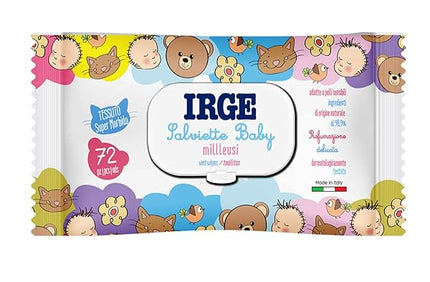 Irge Salviette 72 Pz con Pop Baby Milleusi Irge