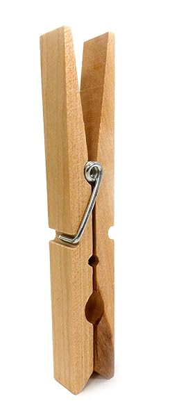 Irge Stiro Pinze Bucato Jumbo Legno 12Pz, Multicolor Irge