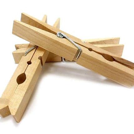 Irge Stiro Pinze Bucato Jumbo Legno 12Pz, Multicolor Irge