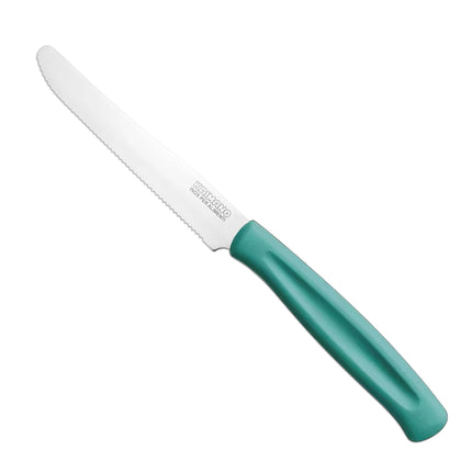 Coltelli da Tavola Dinamik 6 pz in Acciaio Inox 10,7cm con Manico in PP, Lavabili in Lavastoviglie, Taglio Preciso per Uso Alimentare