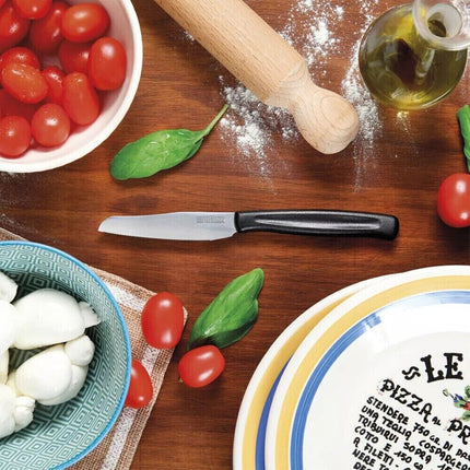 Coltelli Pizza Kaimano Dinamik 6pz Acciaio Inox Manico Nero
