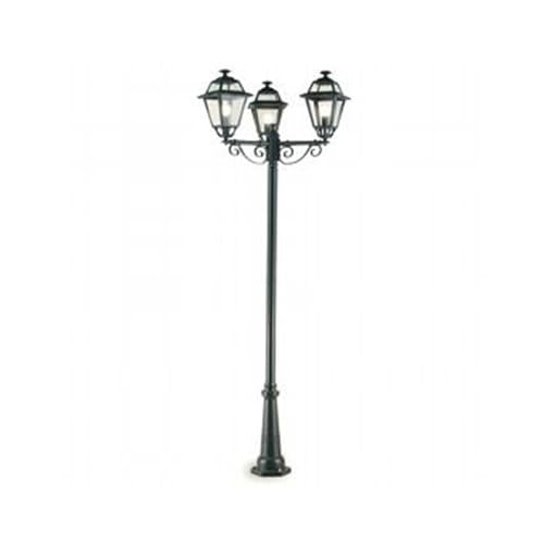 Lampione Alto A Tre Luci Linea Elegance