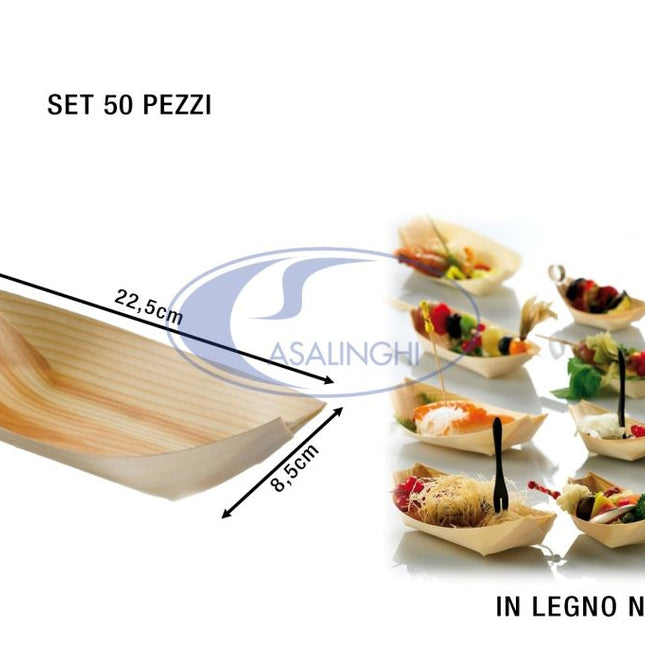Piroga Legno Standard Cm.22