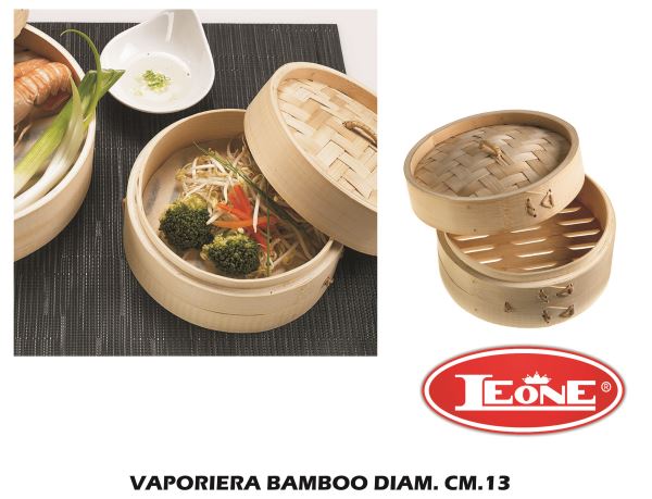 Vaporiera Bamboo Diam. Cm.13 Leone