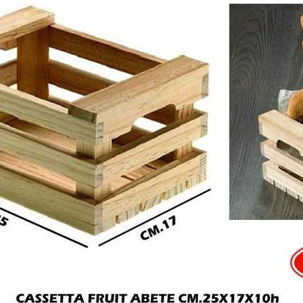 Leone Cassetta Fruit in Abete: Versatilità Naturale per Cucina e Casa - Tutto Tutto Meno Meno