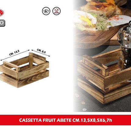 Leone Cassetta Fruit in Abete: Versatilità Naturale per Cucina e Casa - Tutto Tutto Meno Meno