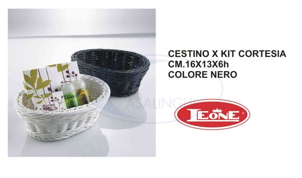 Leone Cestino Vanity Ovale: Eleganza Compatta per Organizzare (Cm. 16x13x6h) - Tutto Tutto Meno Meno