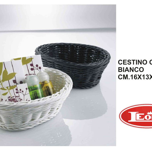 Leone Cestino Vanity Ovale: Eleganza Compatta per Organizzare (Cm. 16x13x6h) - Tutto Tutto Meno Meno
