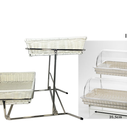 Supporto Acciaio X Cestino Cm.47X41X35