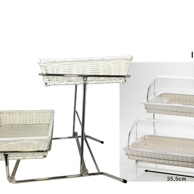 Supporto Acciaio X Cestino Cm.47X41X35