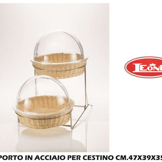 Supporto In Acciaio Per Cestino Cm.47X39X35
